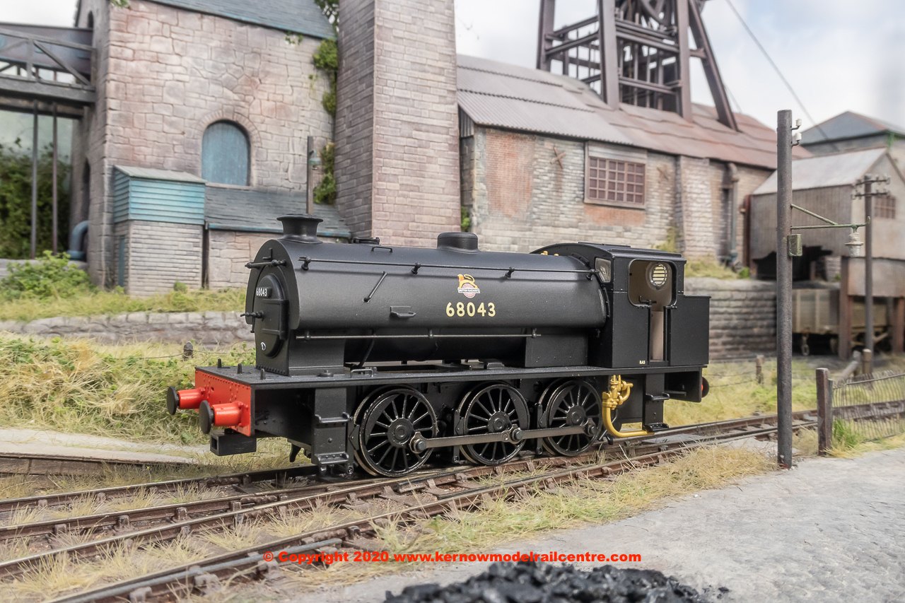 E85002 EFE Rail Class J94 0-6-0 Steam Locomotive number 68043 in BR Black livery with early emblem